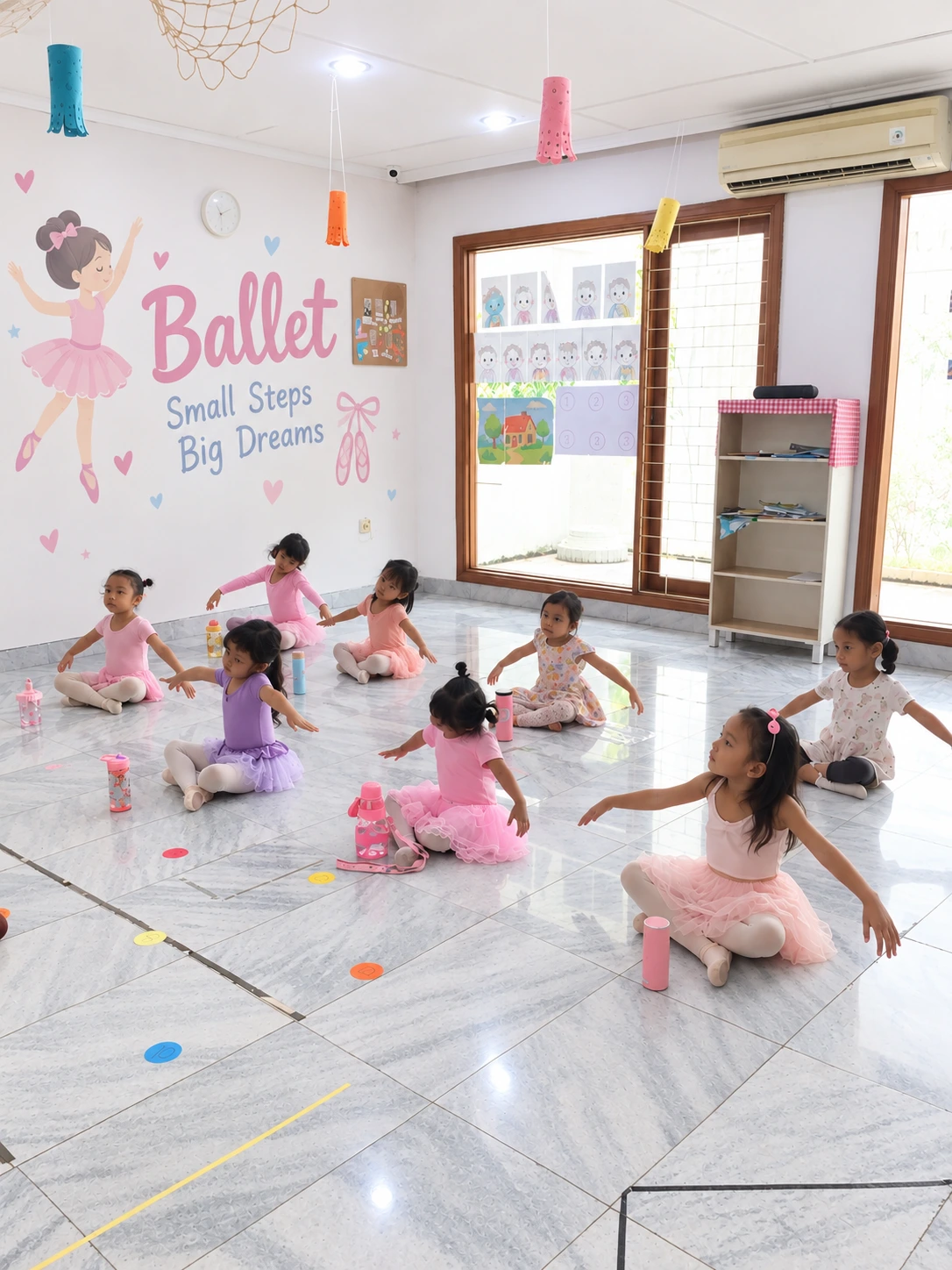 Ballet activity at Rumah Biru Playschool